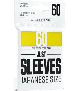 Fundas 62x89 mm - Japanese Size x60 Amarillo - Just Sleeves