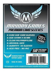 Fundas Mayday Premium Euro Card Sleeves 59x92mm x50