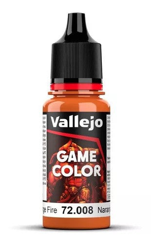 Game Color: Naranja Fuego 17ml 72008 - Vallejo