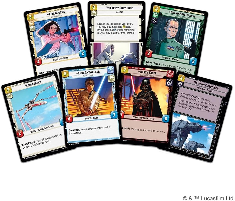 Caja de inicio SWU Spark of Rebellion Two Player Starter - Ing