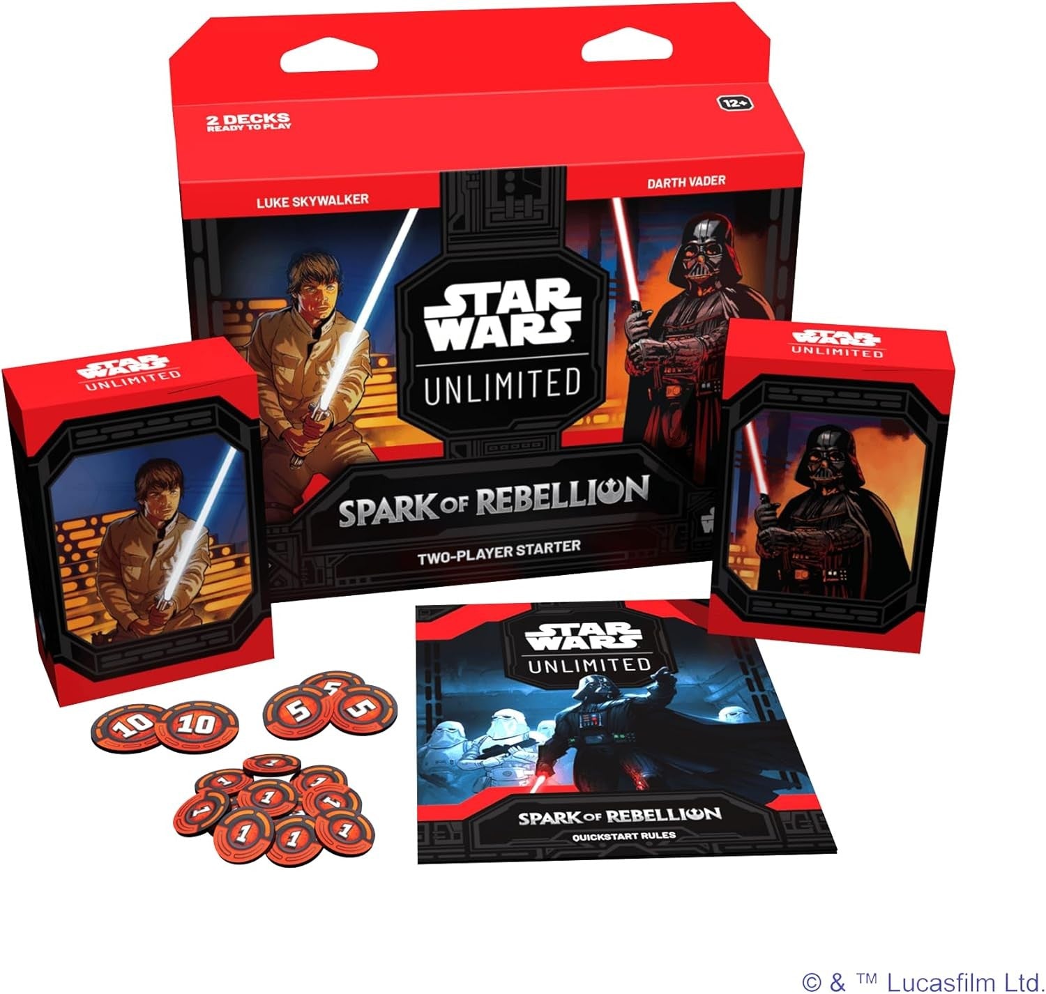 Caja de inicio SWU Spark of Rebellion Two Player Starter - Ing