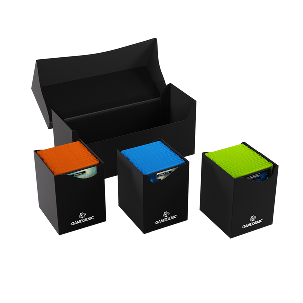 Caja Deck Holder Triple 300+ XL Negro