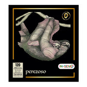 Oso Perezoso - Rompecabezas En Madera