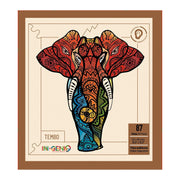 Elefante Tembo - Rompecabezas En Madera
