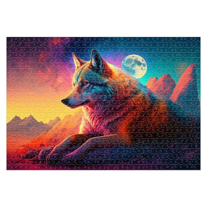 Rompecabezas Lobo Galáctico - 1000 Piezas