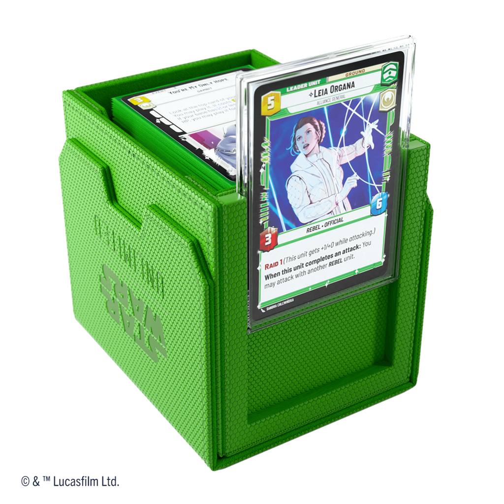 StarWars™ Unlimited: Deck Box - Verde Double Deck Pod