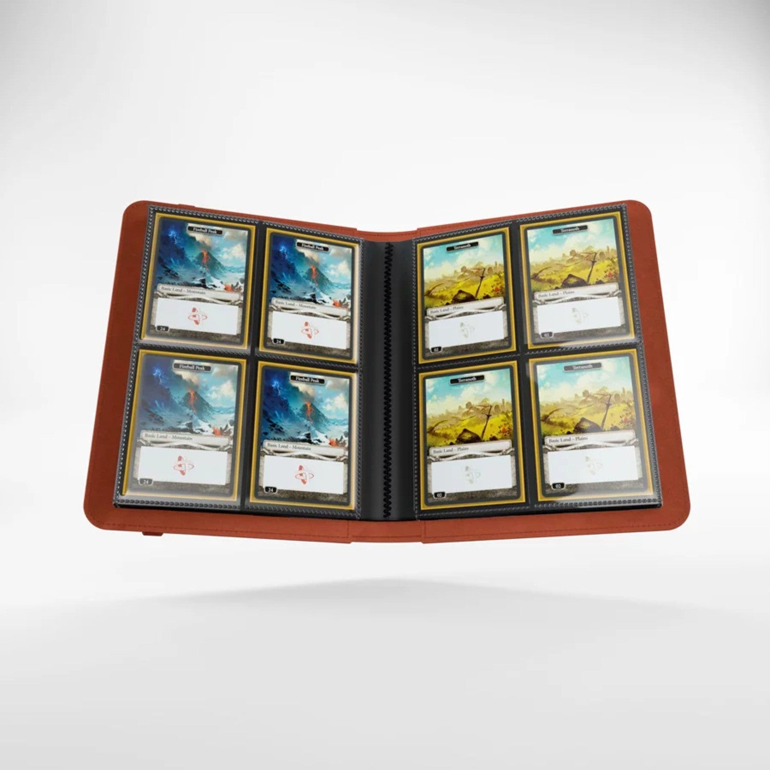 Portafolio Prime Album Binder Carpeta 8 yugioh magic pokemon Rojo
