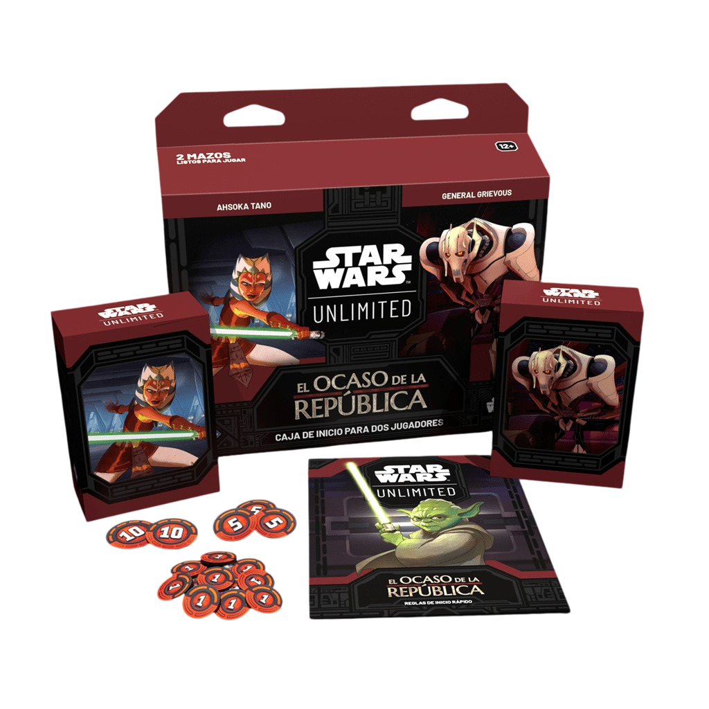 StarWars™ Unlimited: Ocaso de la Republica - Caja de Inicio 2 Jugadores- Esp