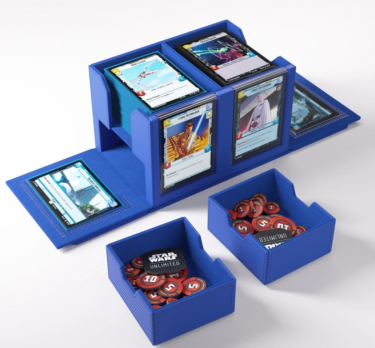 StarWars™ Unlimited: Deck Box - Azul Double Deck Pod