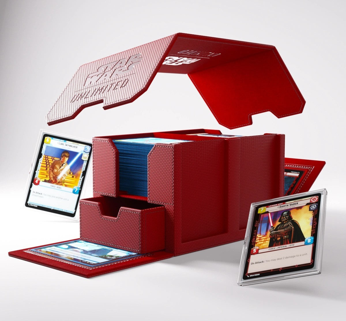 StarWars™ Unlimited: Deck Box - Rojo Double Deck Pod