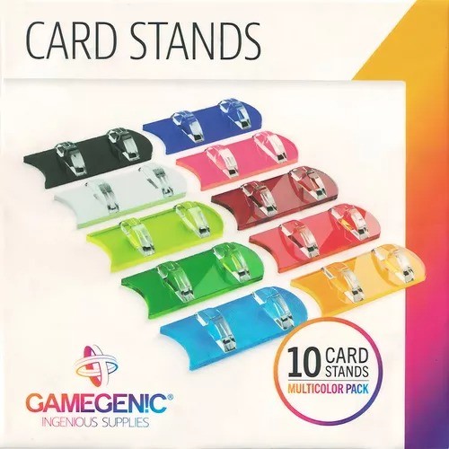 Card Stands Multicolor X 10