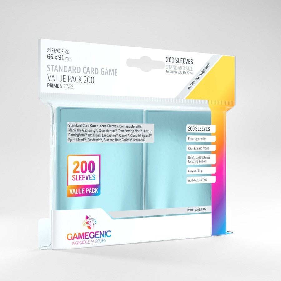 Fundas 66x91 mm - Prime Sleeves x200 - Transparente