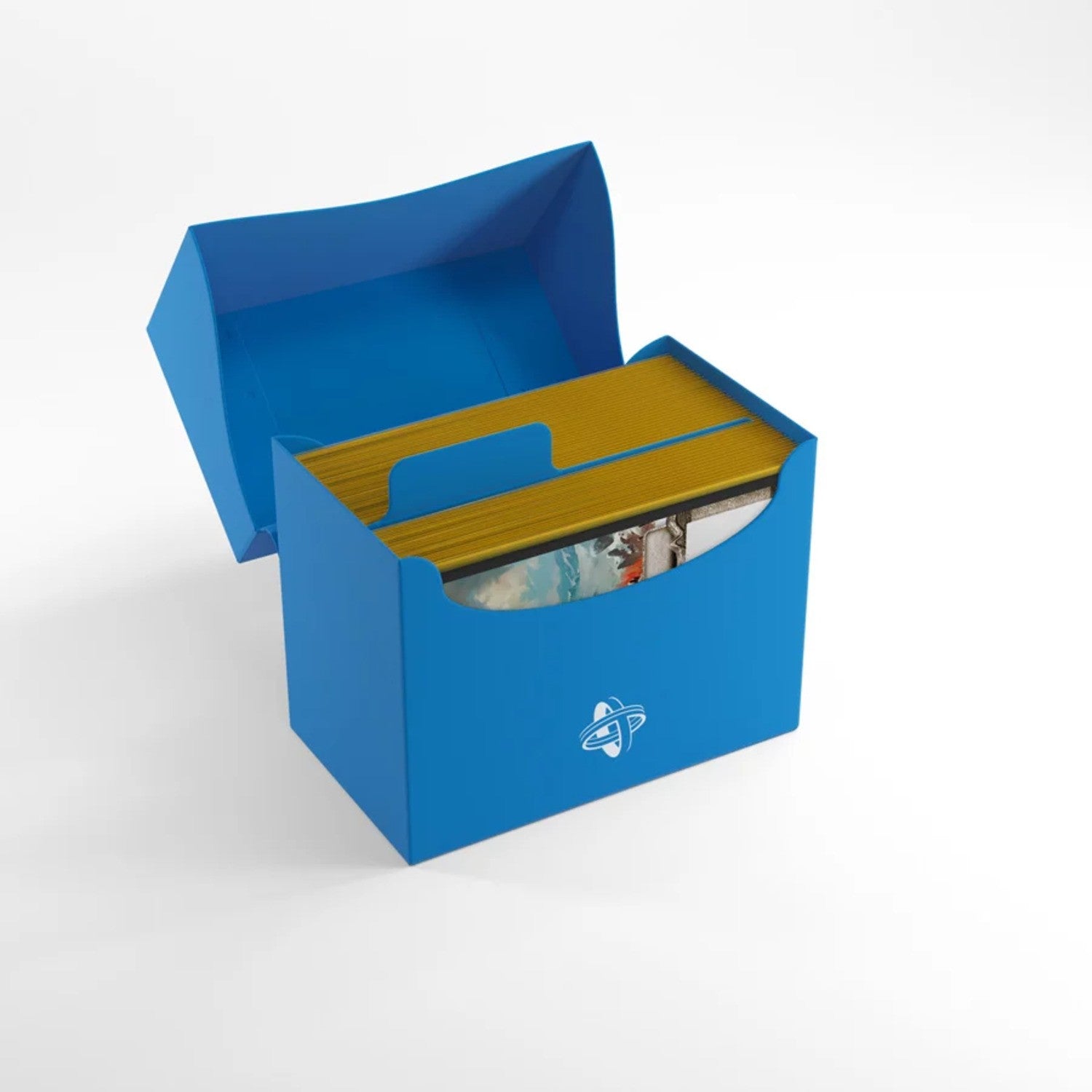 Deck Box - Side Holder 80+ Azul