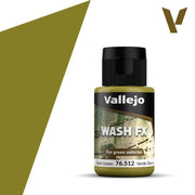 Lavado Color Wash - Verde Oscuro