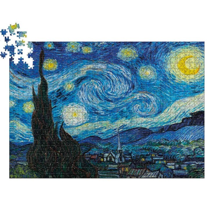 Rompecabezas Noche Estrellada Vincent Van Gogh - 1000 Piezas