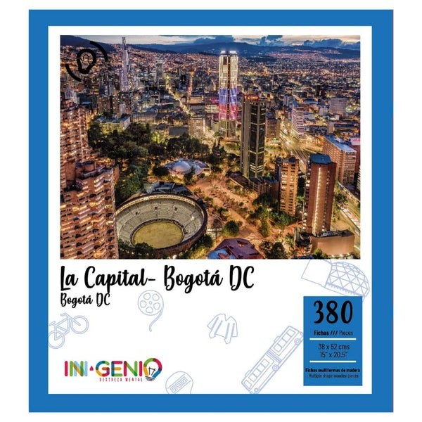 Bogotá DC - Rompecabezas en Madera