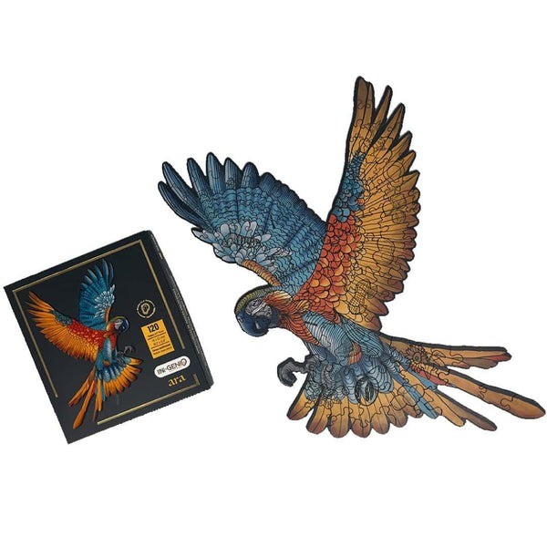 Guacamaya, Ara - Rompecabezas en Madera