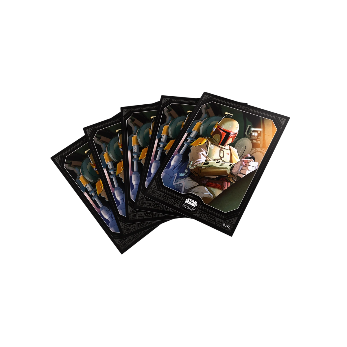 StarWars™ Unlimited: Fundas 66x92mm x60 - Boba Fett