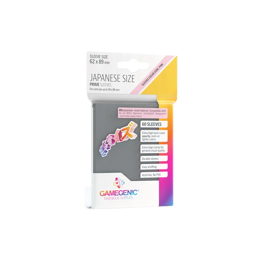 Fundas 62x89mm - Japanese Size x60 Gris - Prime Sleeves