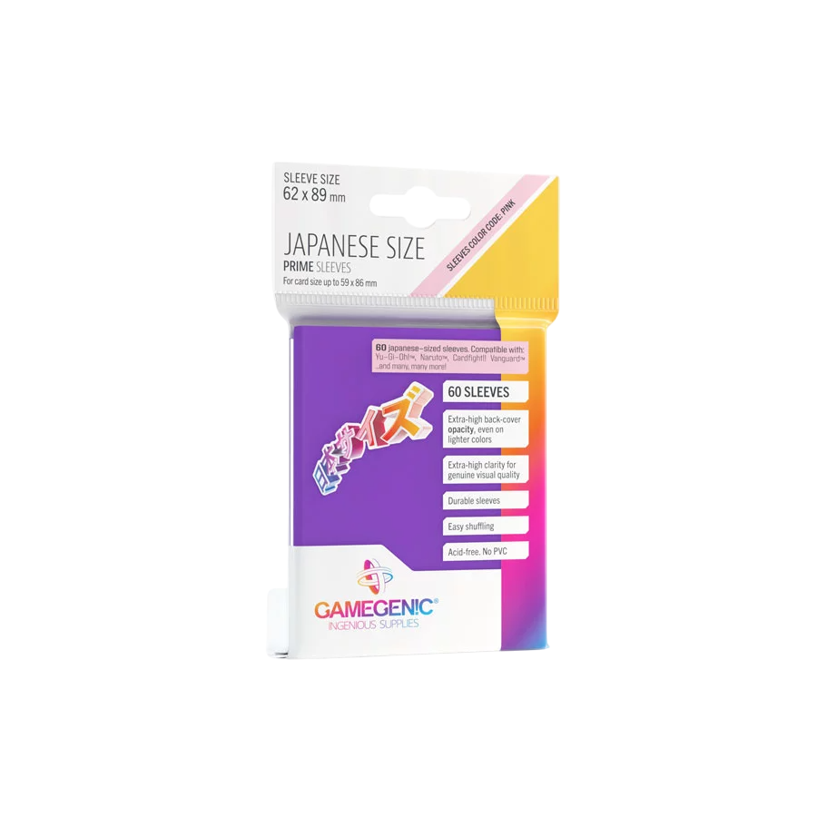 Fundas 62x89mm - Japanese Size x60 Morado - Prime Sleeves