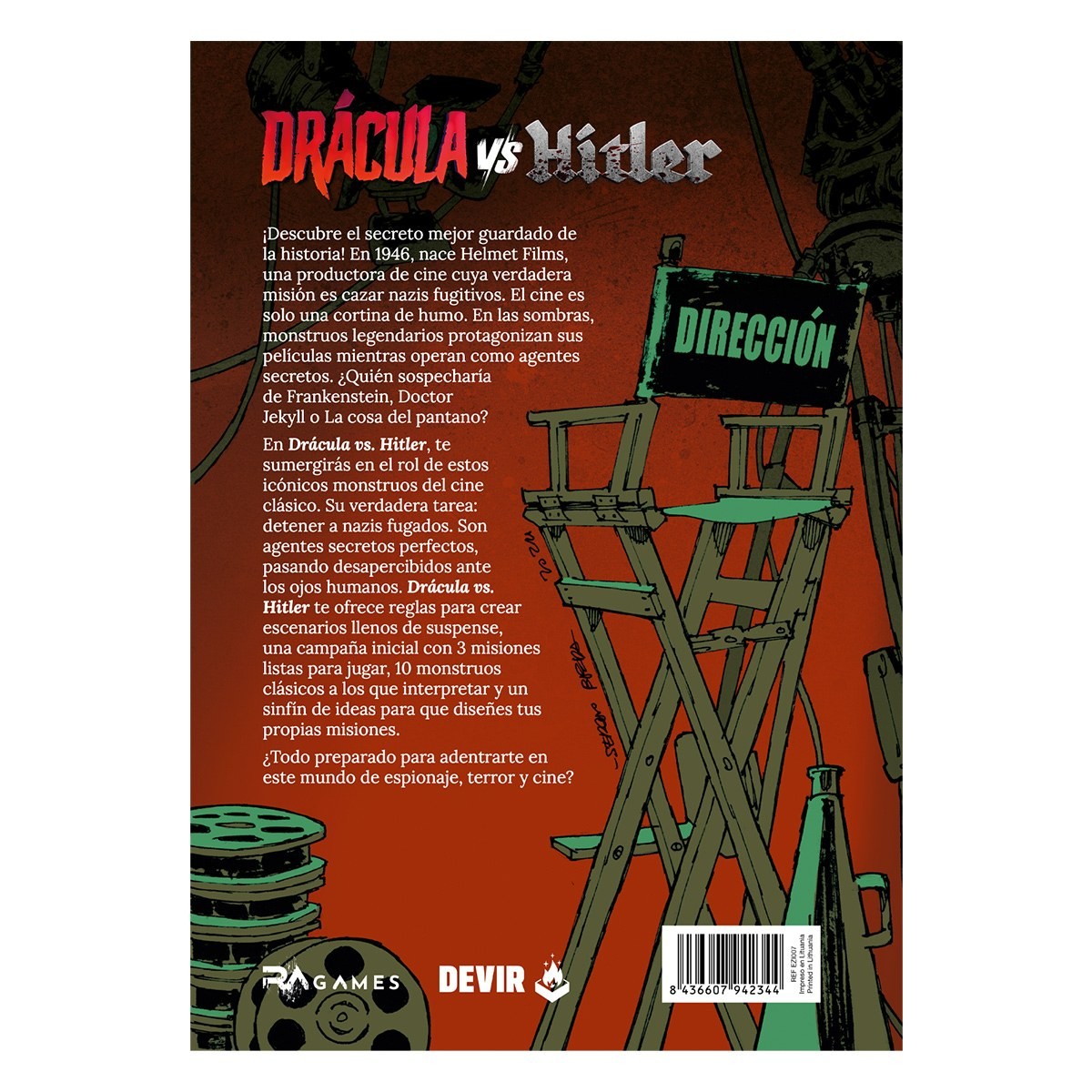Drácula VS Hitler - Libro De Rol