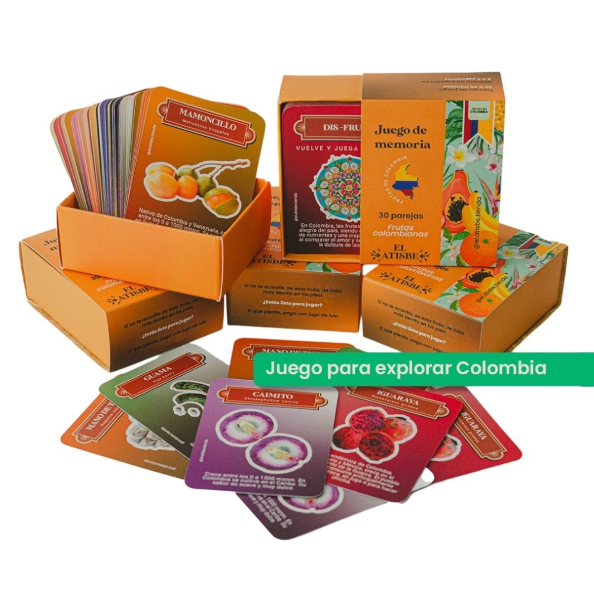 Frutas Colombianas - Juego De Memoria