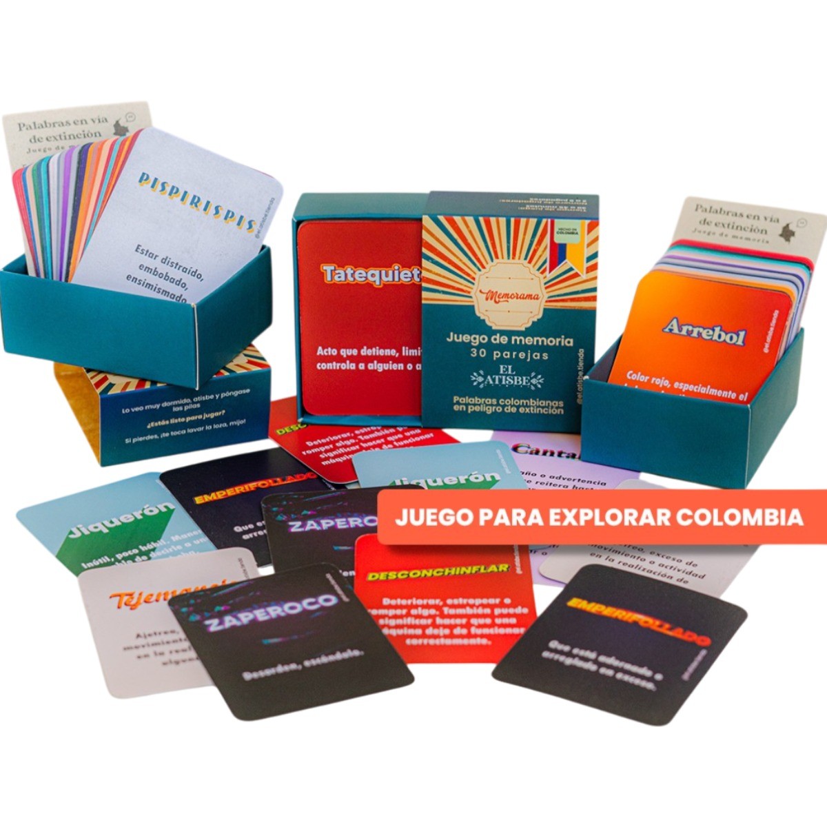 Palabras Colombianas En Peligro de Extinción - Juego De Memoria
