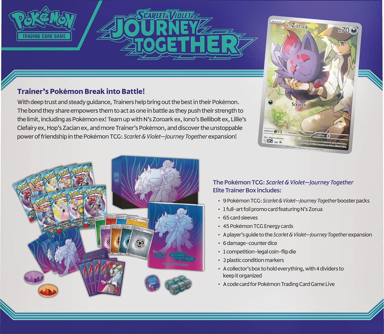 Pokémon: Scarlet & Violet-Journey Together - Elite Trainer Box