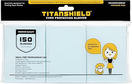 Fundas 62x89mm - Japanese Size x150 - TitanShield