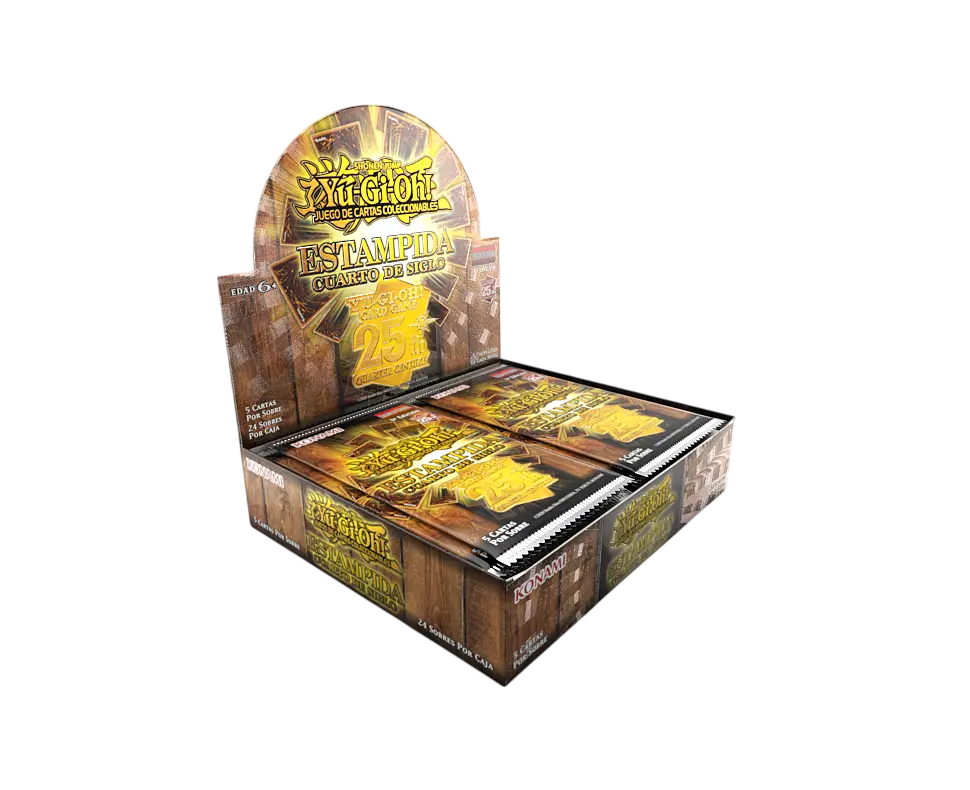 Yu-Gi-Oh! Estampida Cuarto de Siglo - Display x24 Sobres - Esp