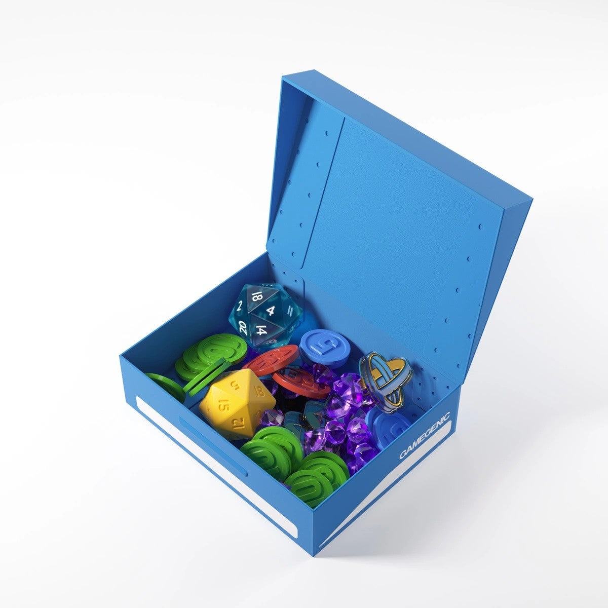 Token Holder Caja Para Cartas Y Fichas - Azul