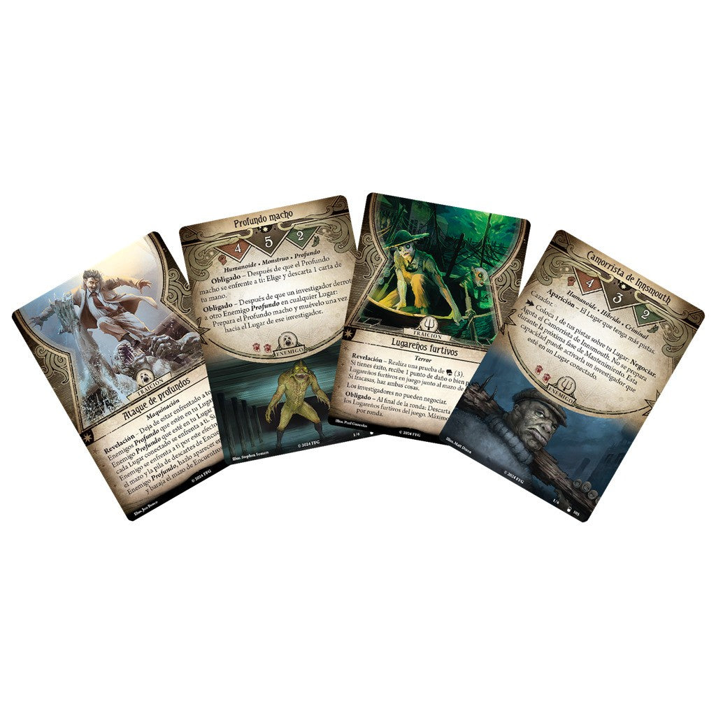 Arkham Horror Lcg La Conspiracion De Innsmouth Expansion Campaña