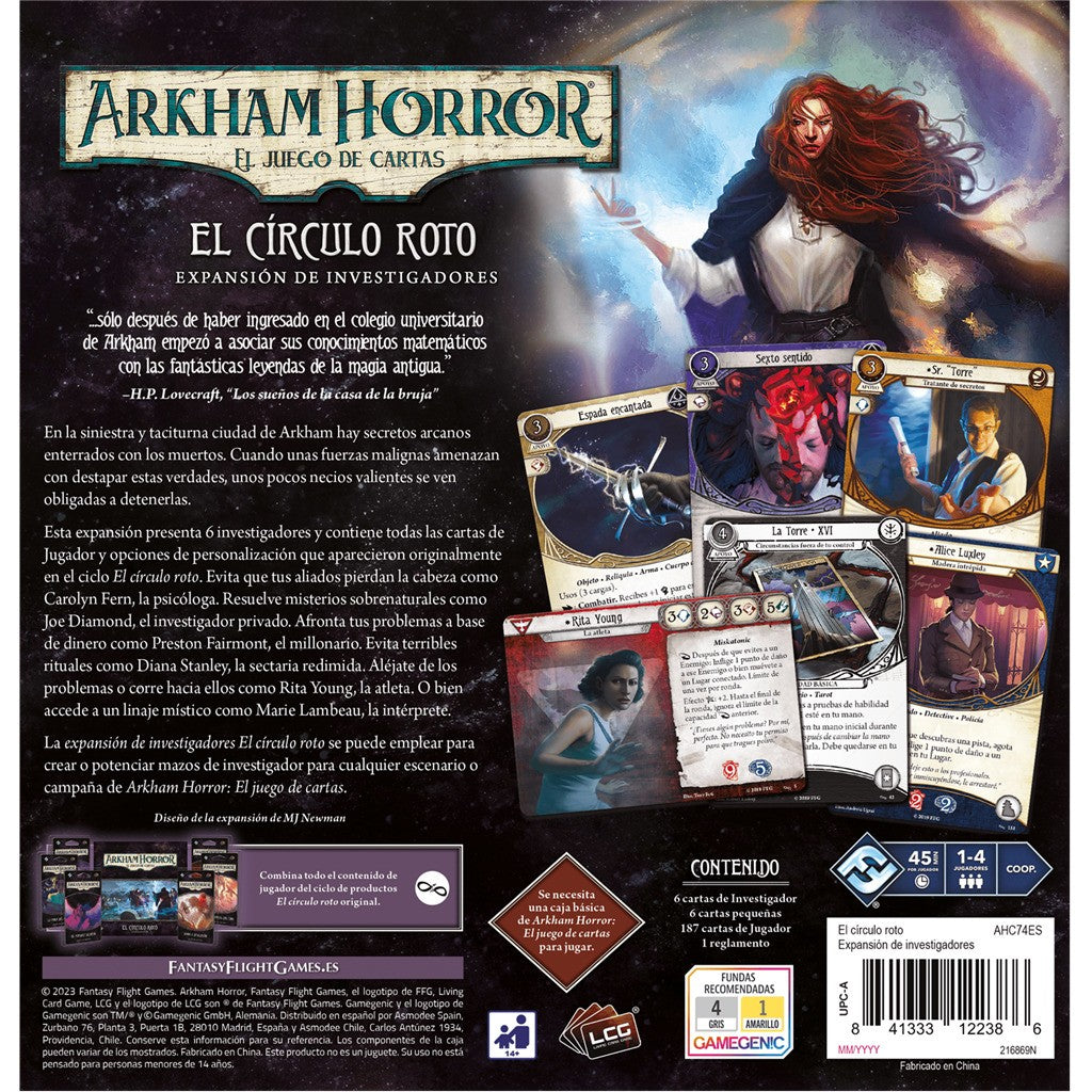Arkham Horror: El Circulo Roto - Expansión Investigadores