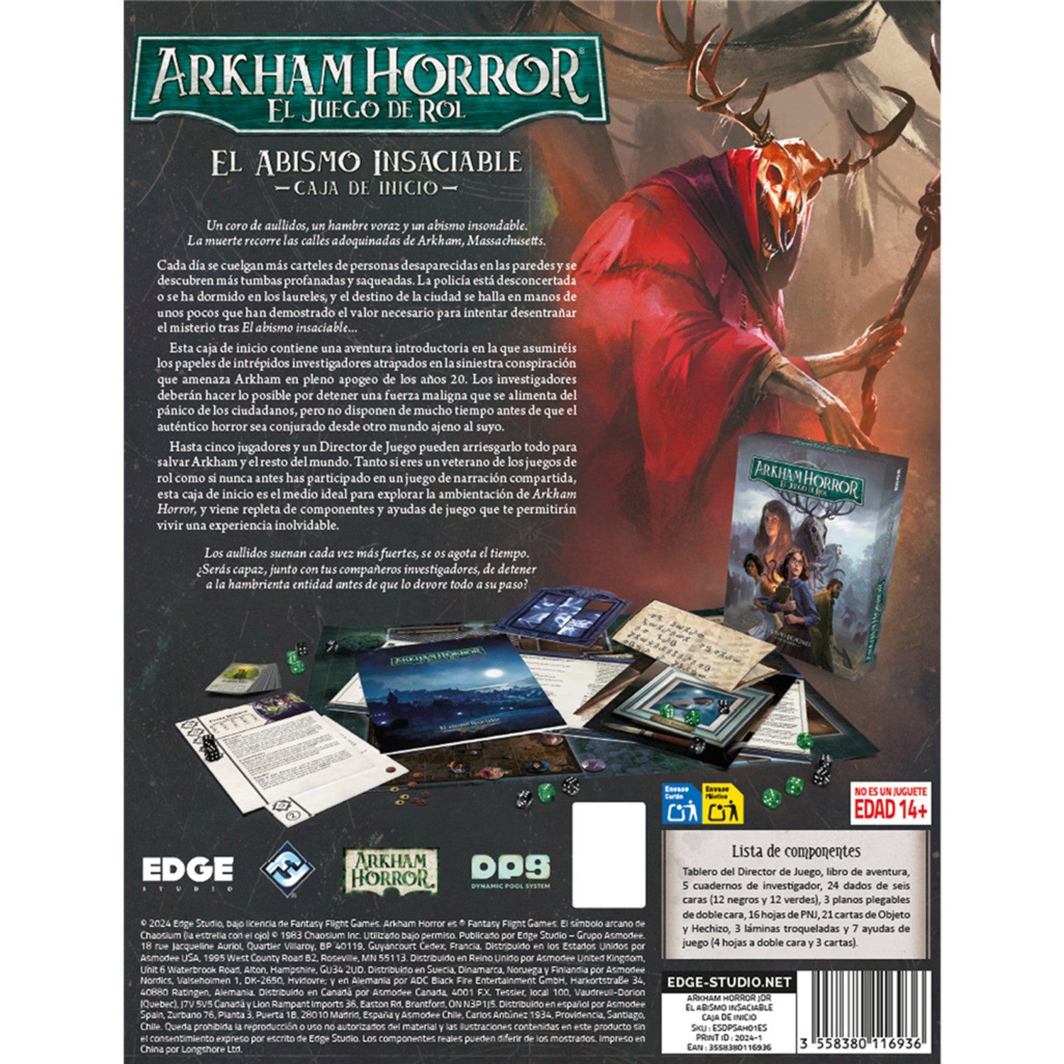 Arkham Horror: El Juego De Rol - Caja De Inicio