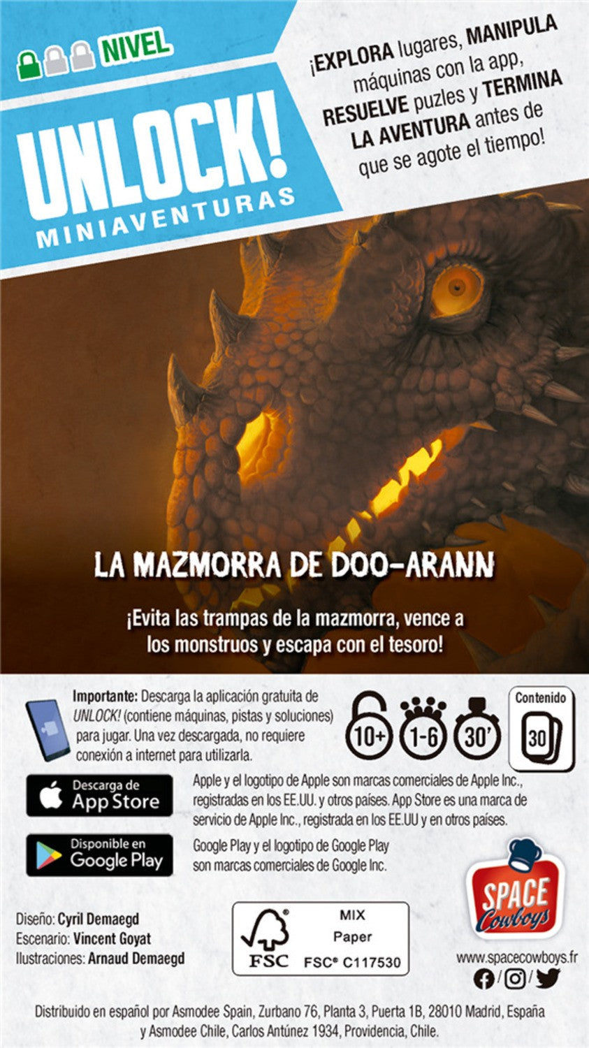 Unlock! Miniaventuras La Mazmorra De Doo-Arann