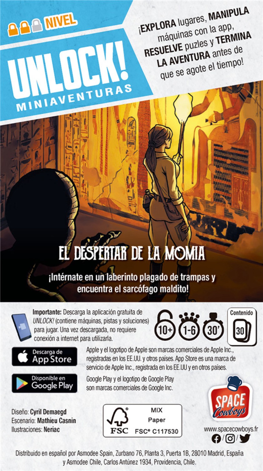 Unlock! Miniaventuras El Despertar De La Momia