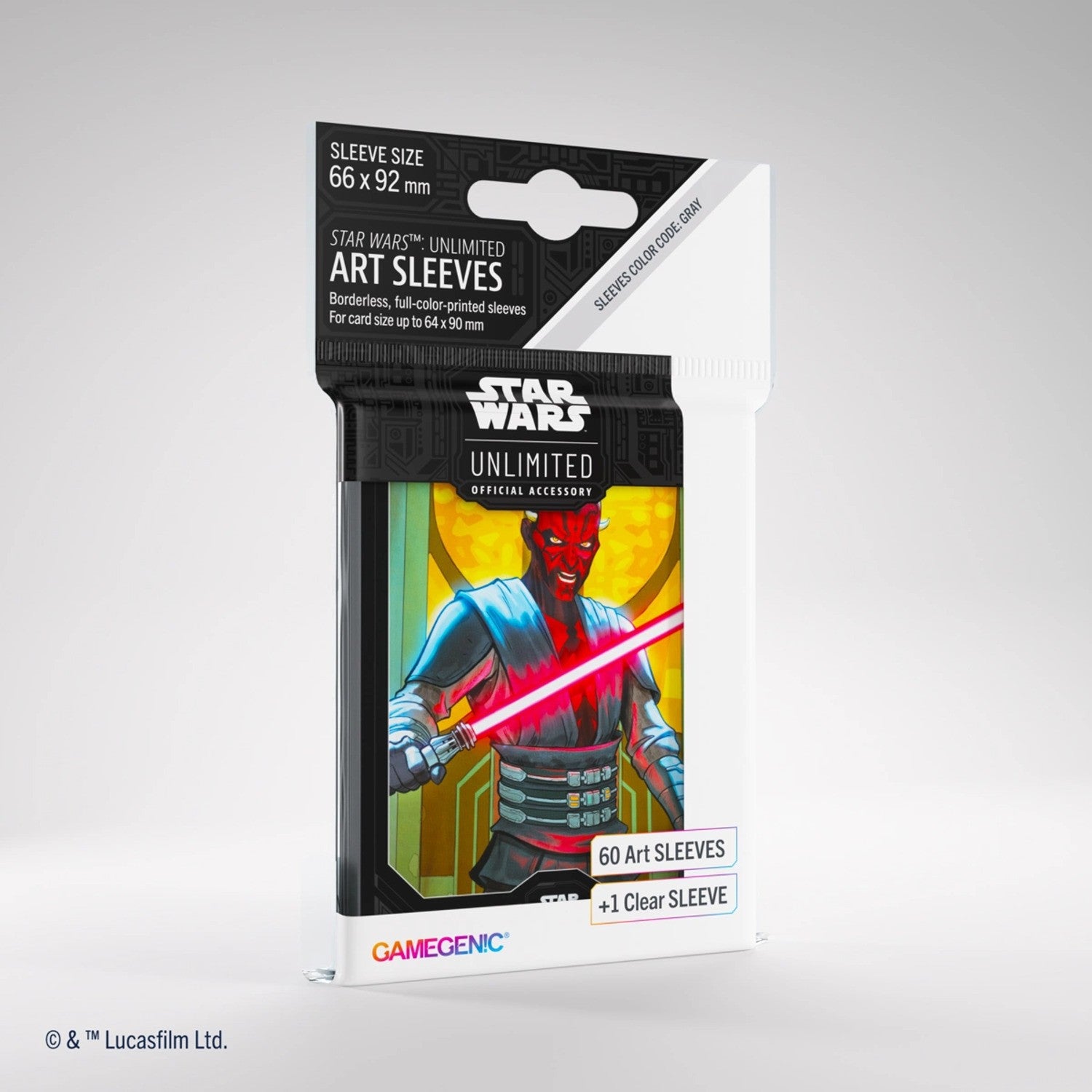 Fundas protectoras StarWars Unlimited Sleeves 66x92 x60 Darth Maul