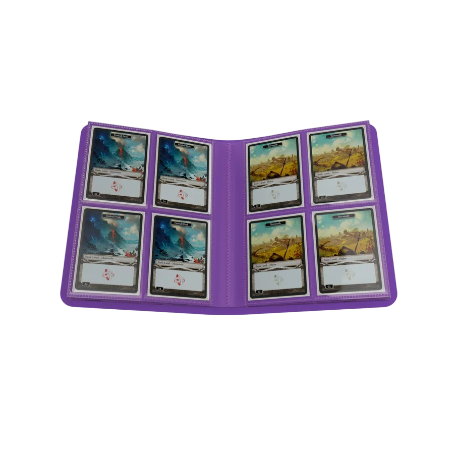 Portafolio - Casual Album 8-Pocket - Morado
