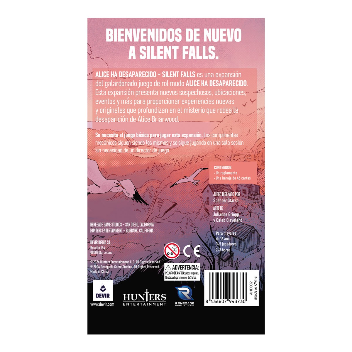 Alice Ha Desaparecido: Silent Falls - Expansión