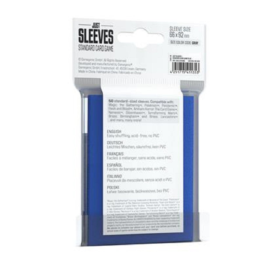 Fundas 66x92 mm - Just Sleeves Standard x 50 - Azul