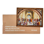 Rompecabezas Mini Con Marco - La Escuela De Atenas - 150 Piezas
