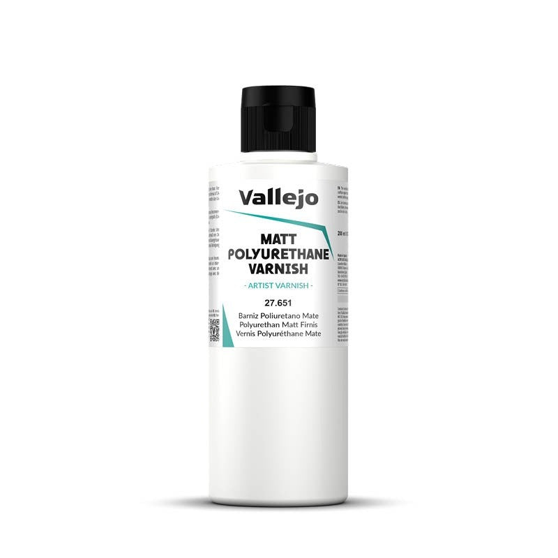 Barniz Poliuretano Mate 200ml - Vallejo