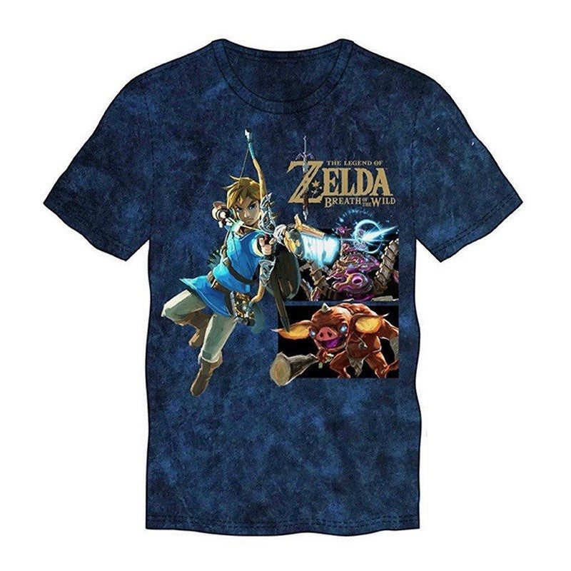 T - Shirt Zelda Link With Monsters