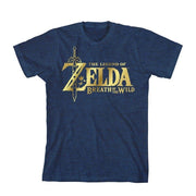T - Shirt Zelda Youth Male Navy Blue