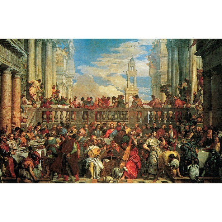 Rompecabezas Mini - Las Bodas de Caná, Paolo Veronese - 1000 Piezas
