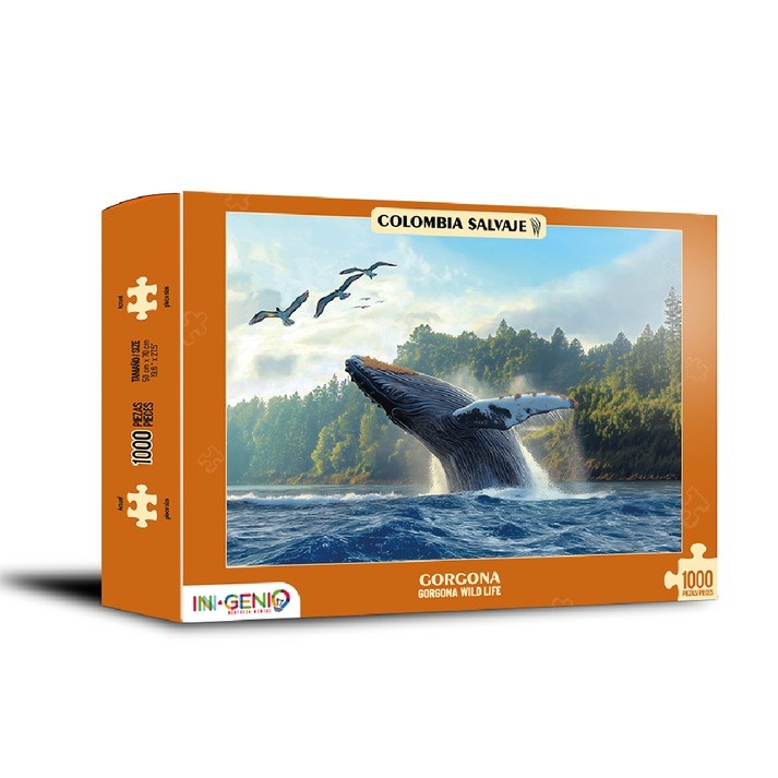 Rompecabezas Ballena, Gorgona - 1000 Piezas
