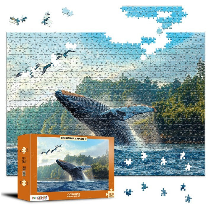 Rompecabezas Ballena, Gorgona - 1000 Piezas