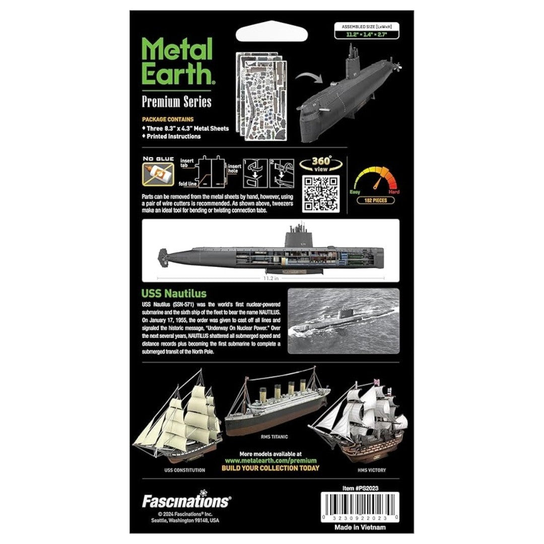 Submarino USS Nautilus - Para Armar