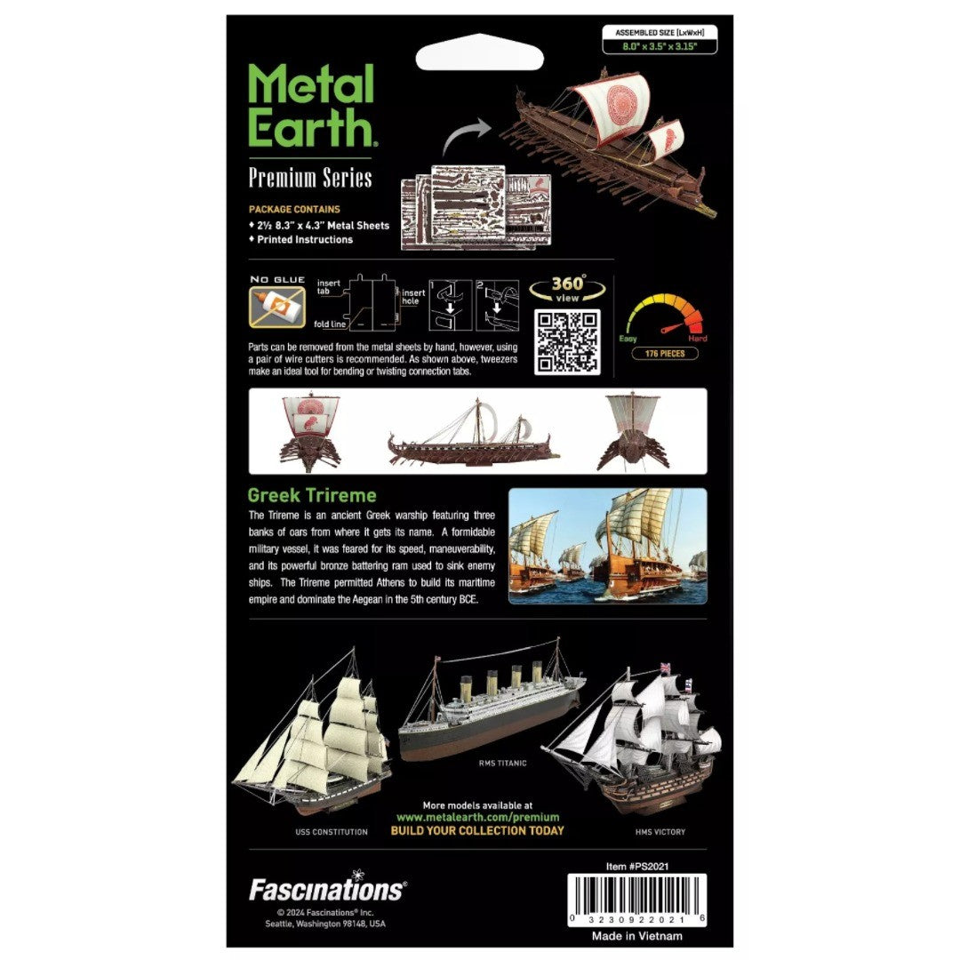 Barco Trirreme Griego - Para Armar