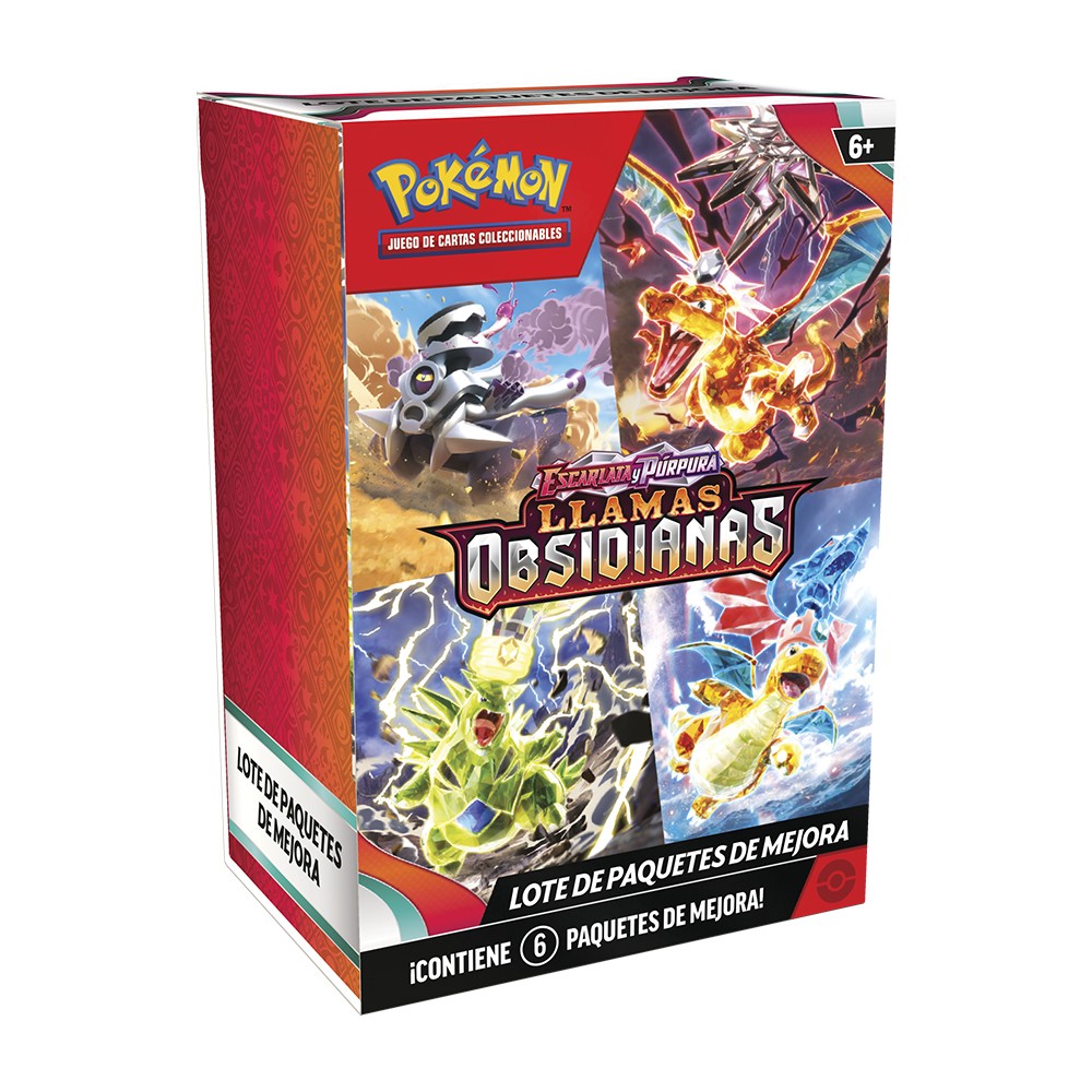 Pokémon: Escarlata y Púrpura - Llamas Obsidianas Lote de paquetes de mejora